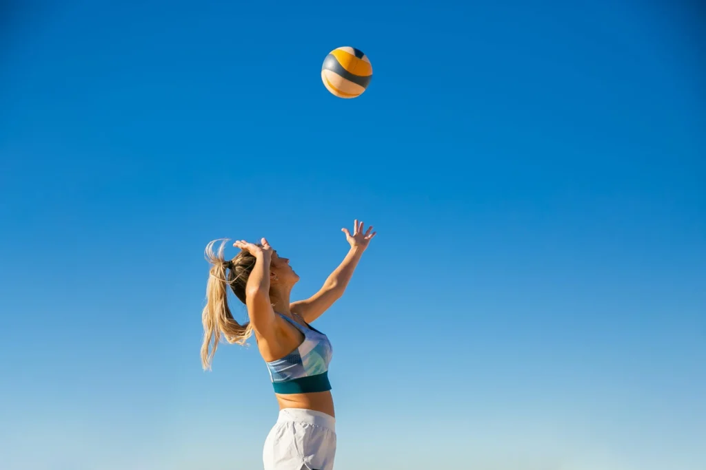 Woman-hitting-volleyball-scaled